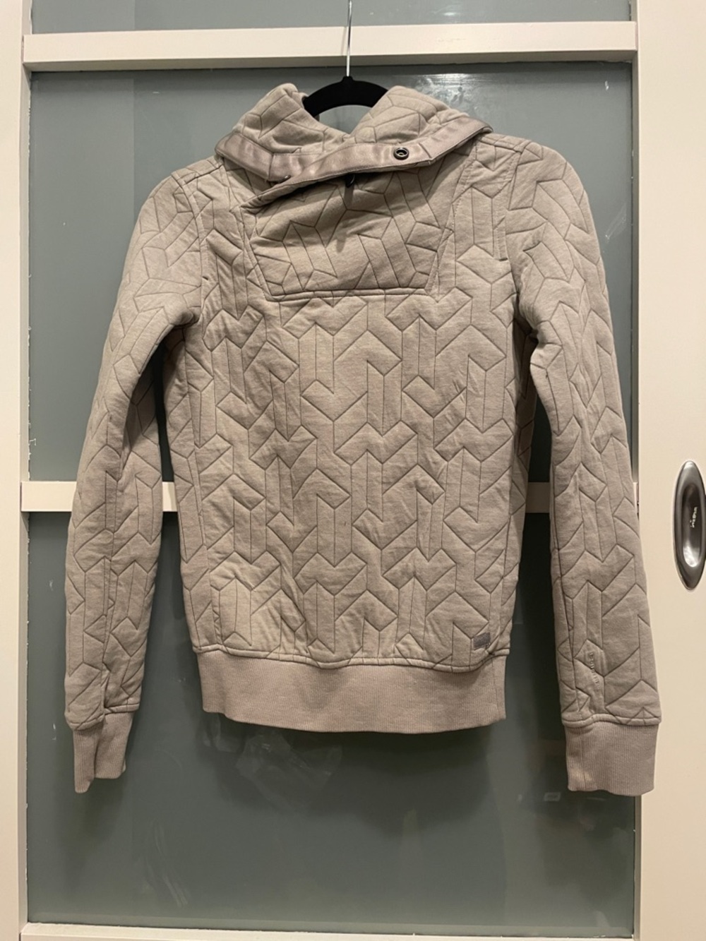G-Star Gray Cowl Neck sweatshirt pullover Sweater, XS